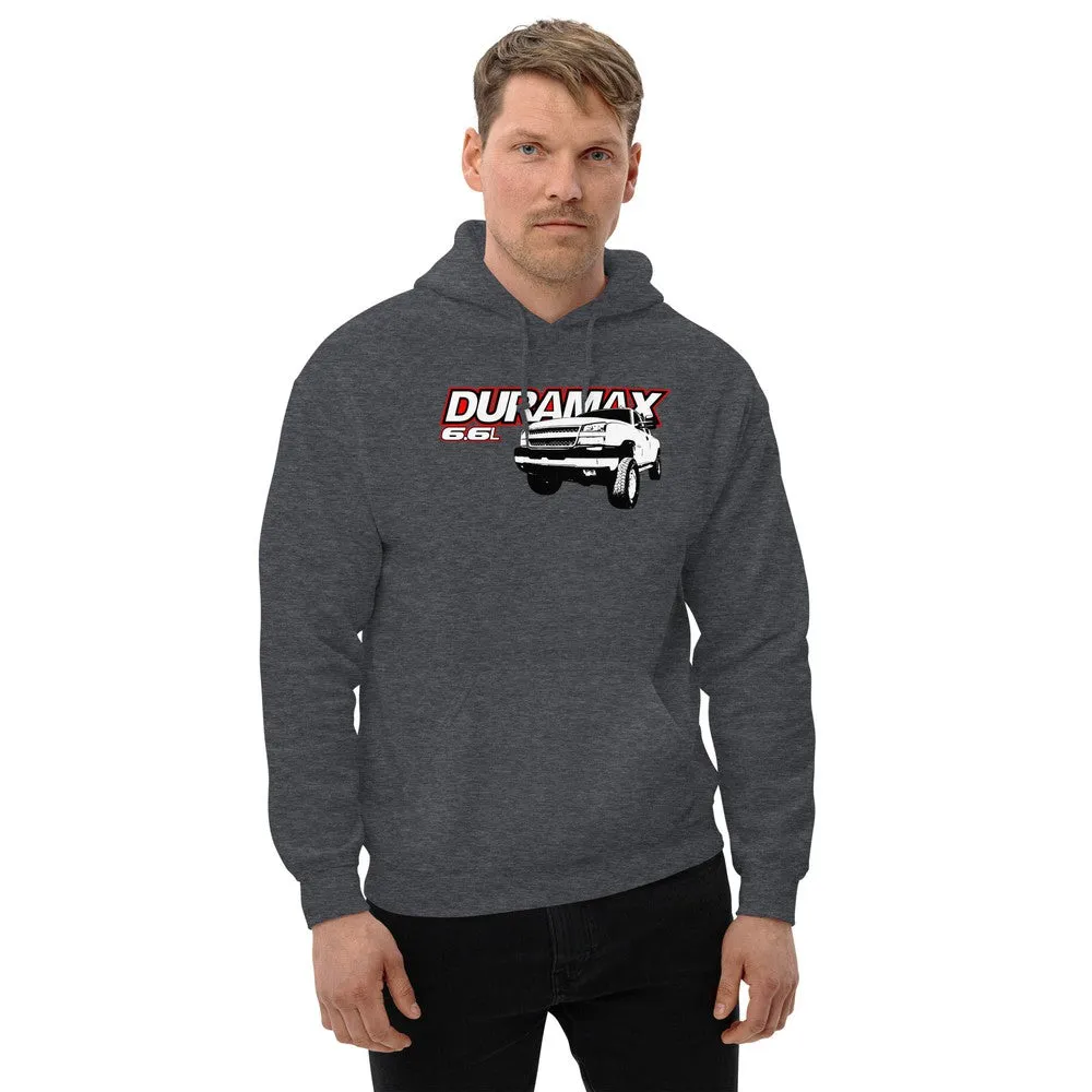 03-07 Duramax Hoodie With 6.6l Powered Cateye