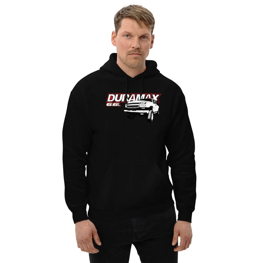 03-07 Duramax Hoodie With 6.6l Powered Cateye