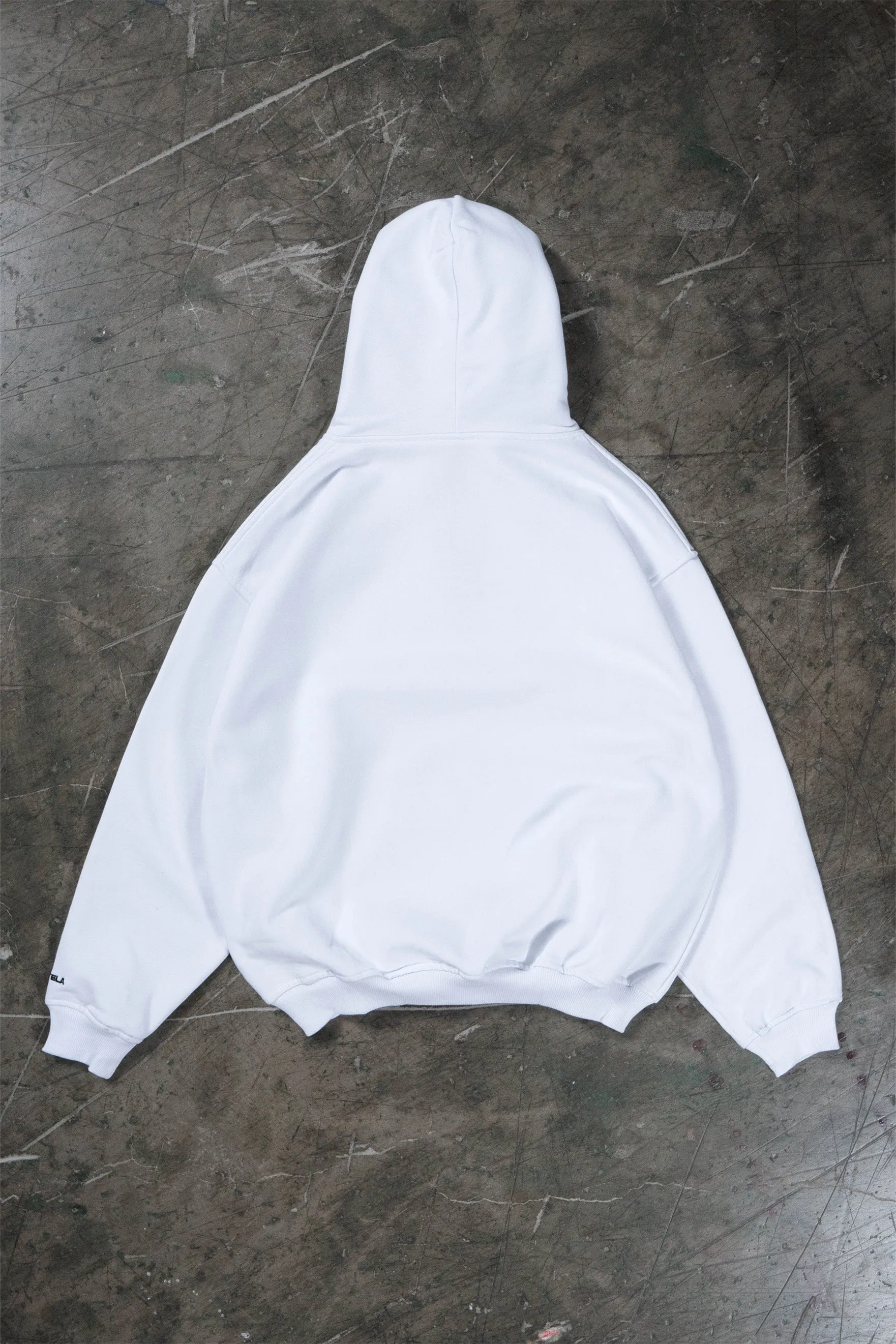 ABSTRAKT BLACK - WHITE HOODIE