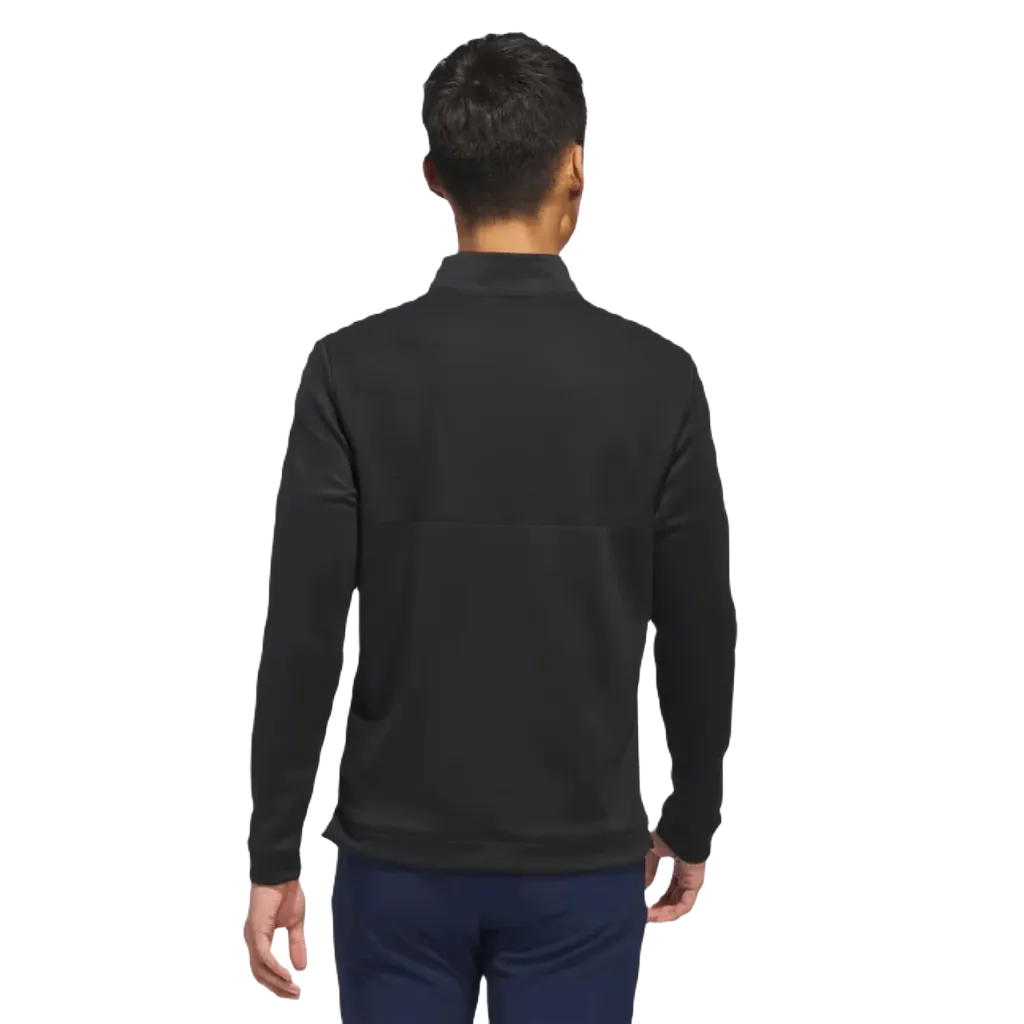 Adidas Ultimate365 Textured Quarter-Zip Top - Black