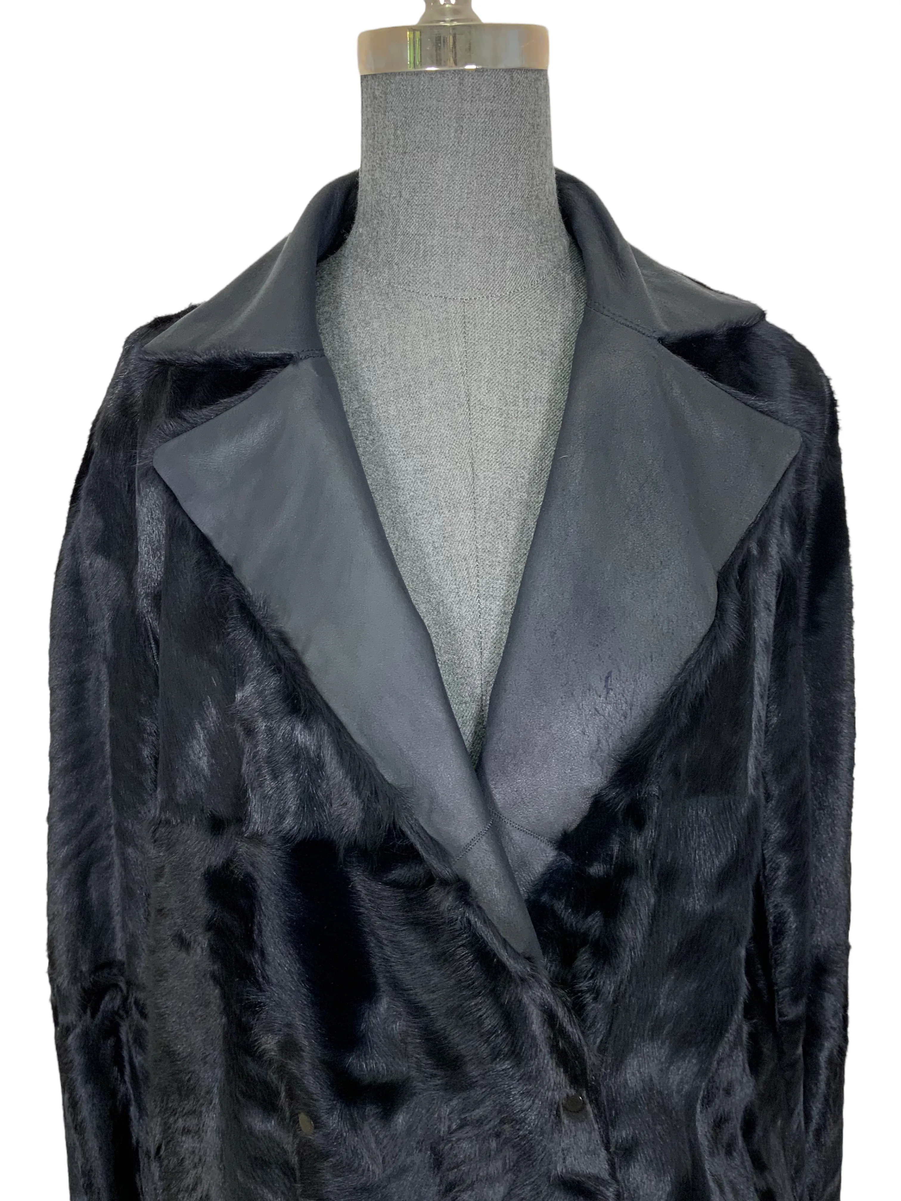 AKRIS Lambskin Fur Reversible Coat Size M