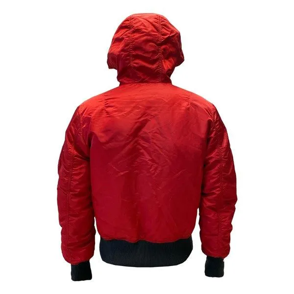 ALPHA HOODED REVERSABLE PUFF JACKET