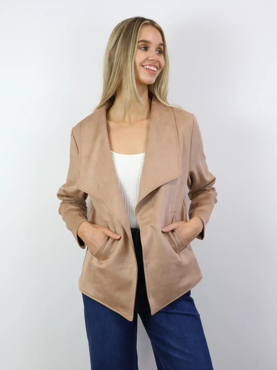 AMEERA SUEDETTE COAT