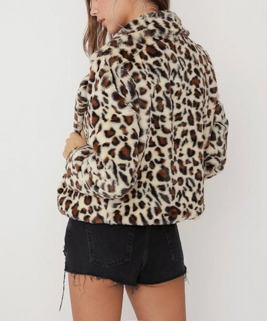 Anika animal print soft coat