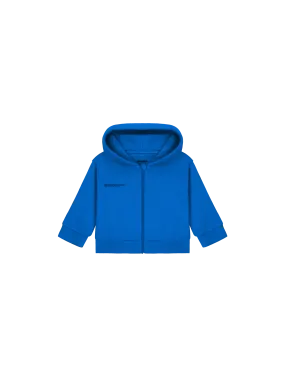 Baby 365 Midweight Zip Up Hoodie—cobalt blue