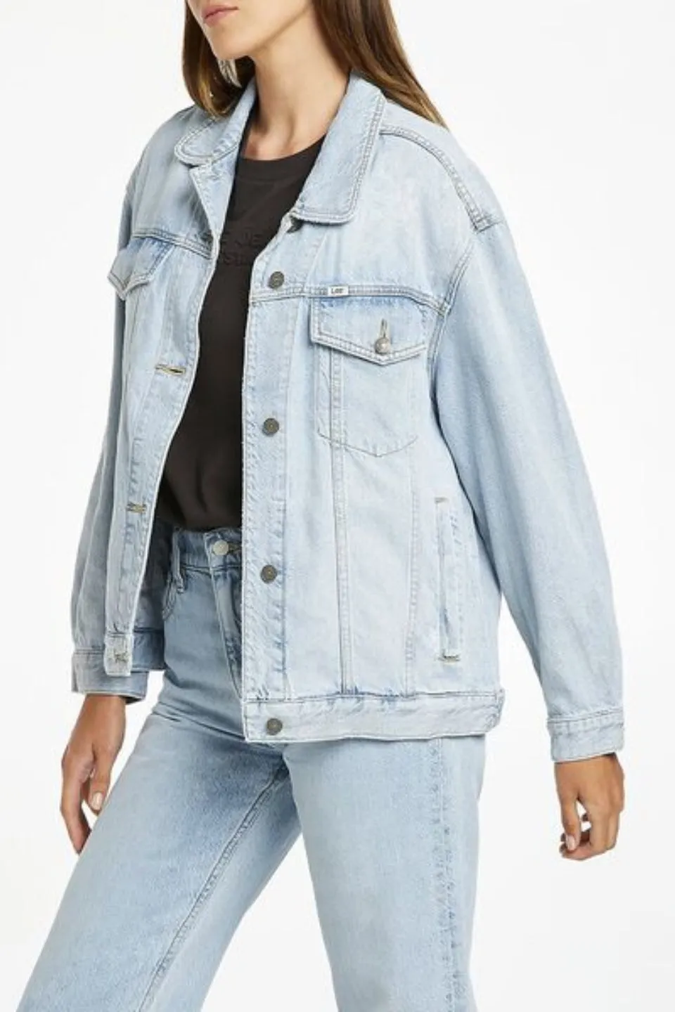 Baggy Oversized Civil Blue Eco Denim Jacket