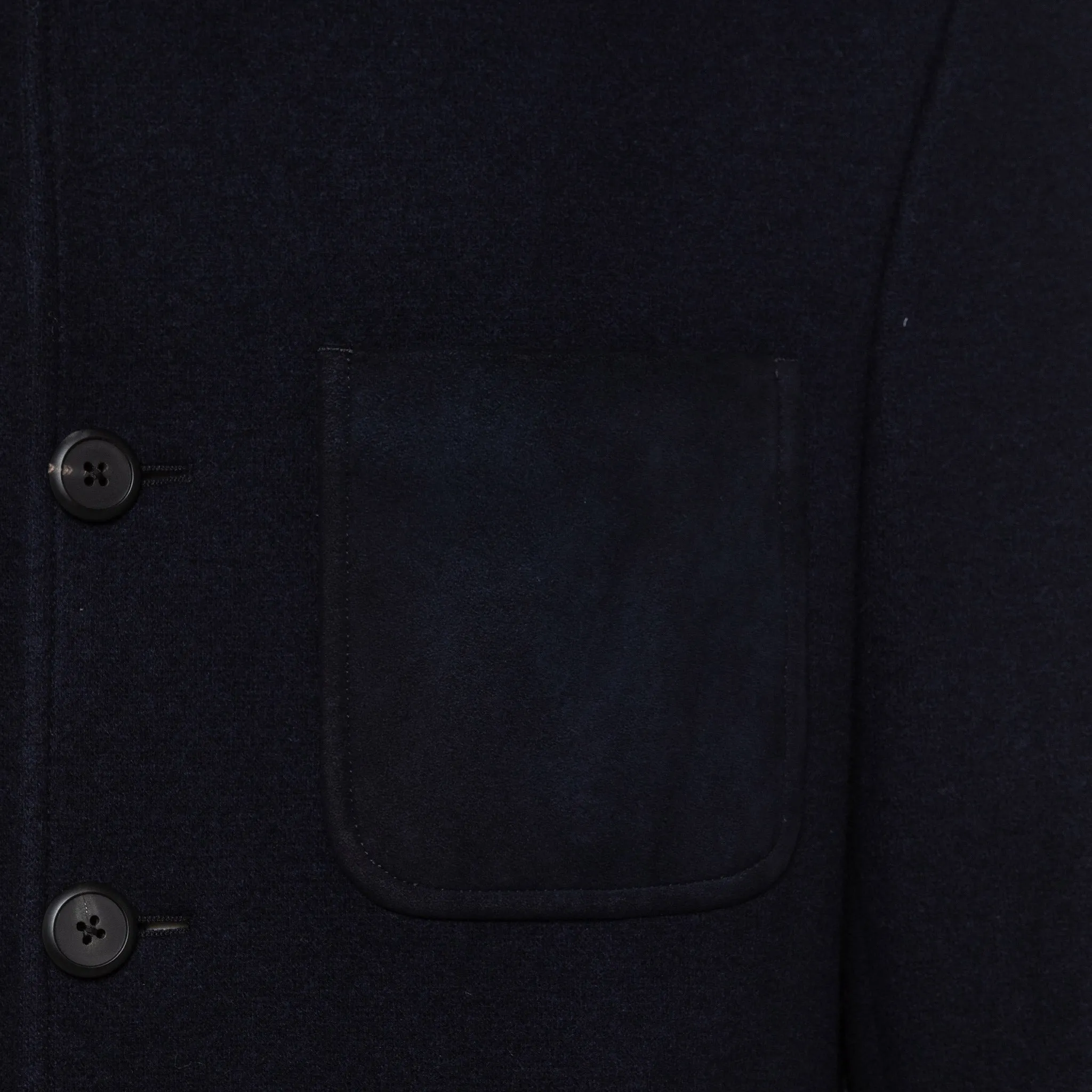 Bard wool and cashmere blazer with leather details