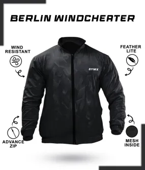 Berlin Camo Windcheater: Black