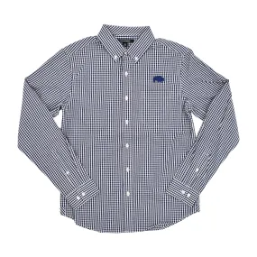 BFLO Navy Blue Button Down Dress Shirt