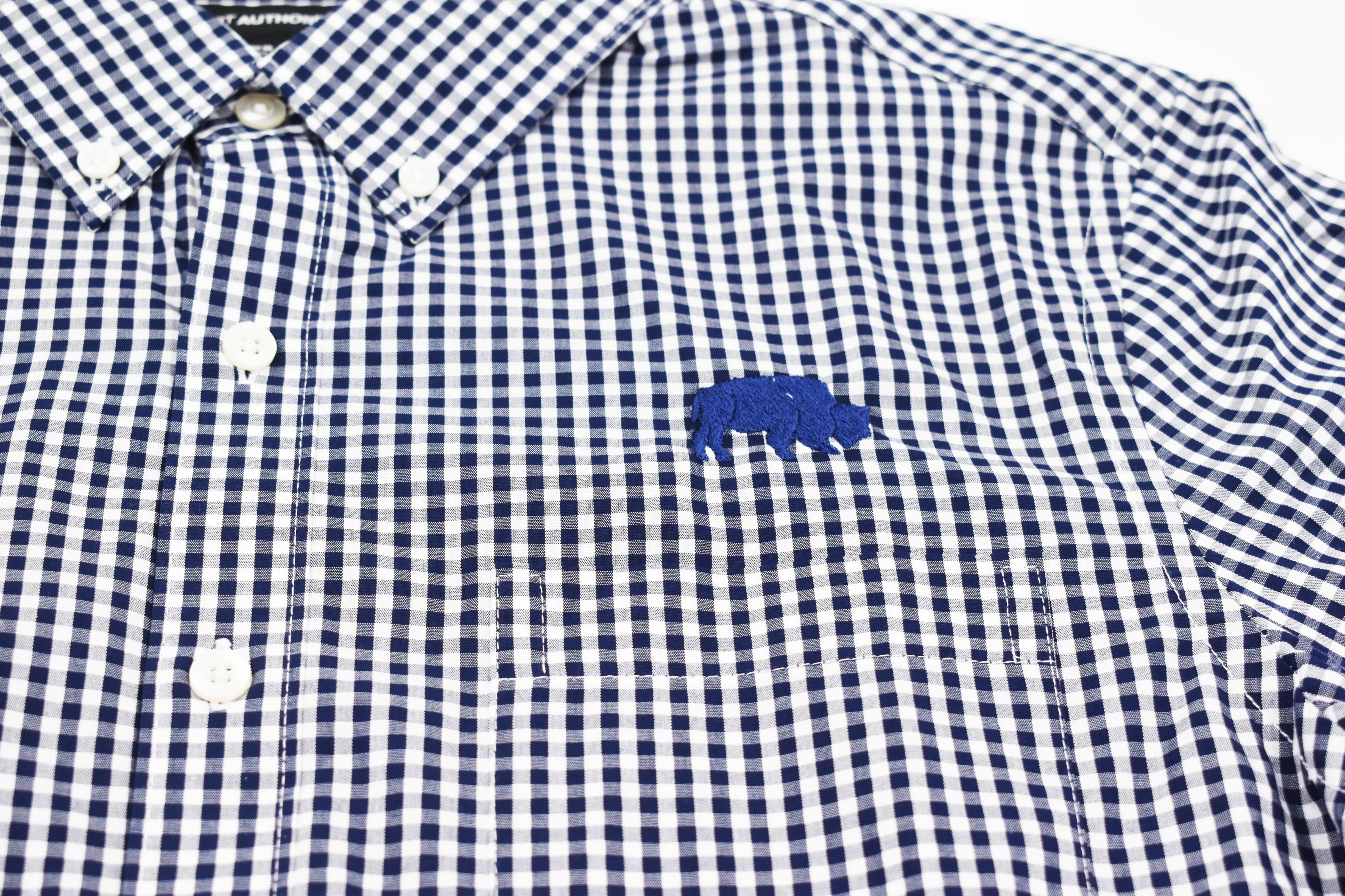 BFLO Navy Blue Button Down Dress Shirt