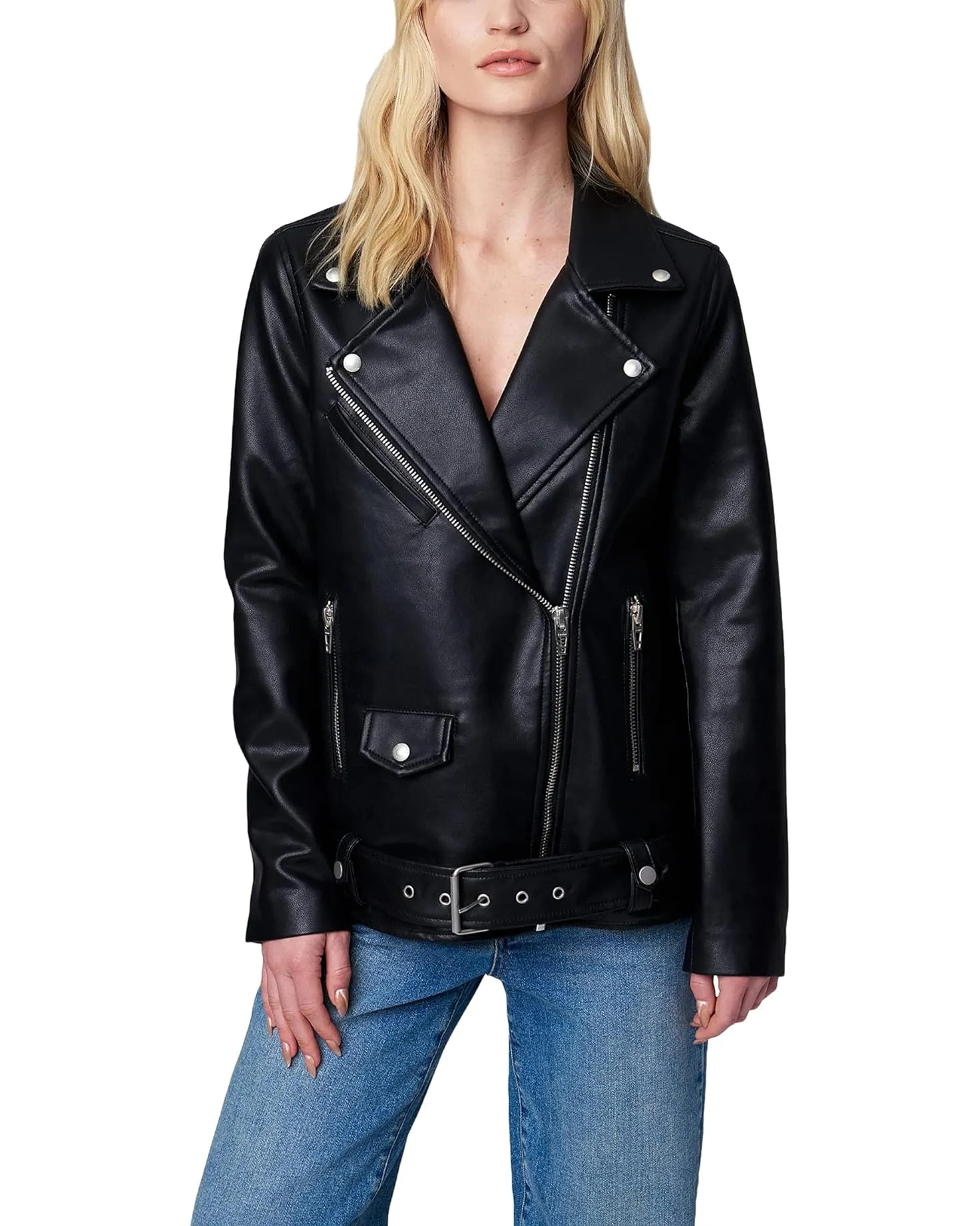 Blank NYC Oversized Leather Moto