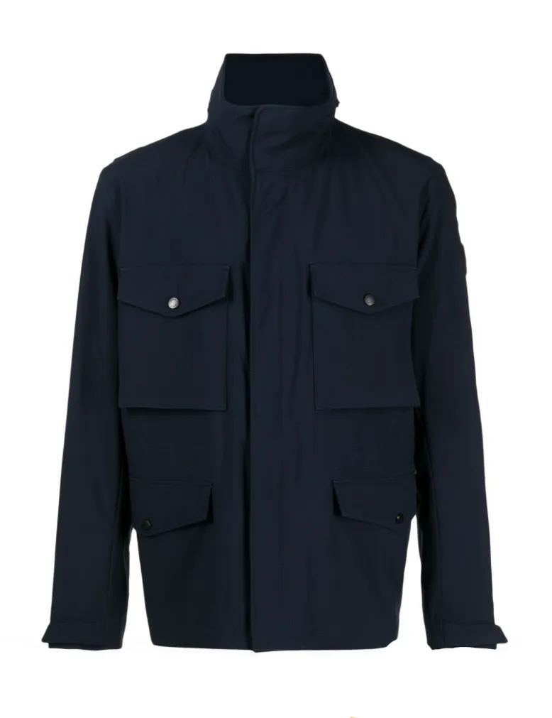 BOSS multiple-pocket shirt jacket