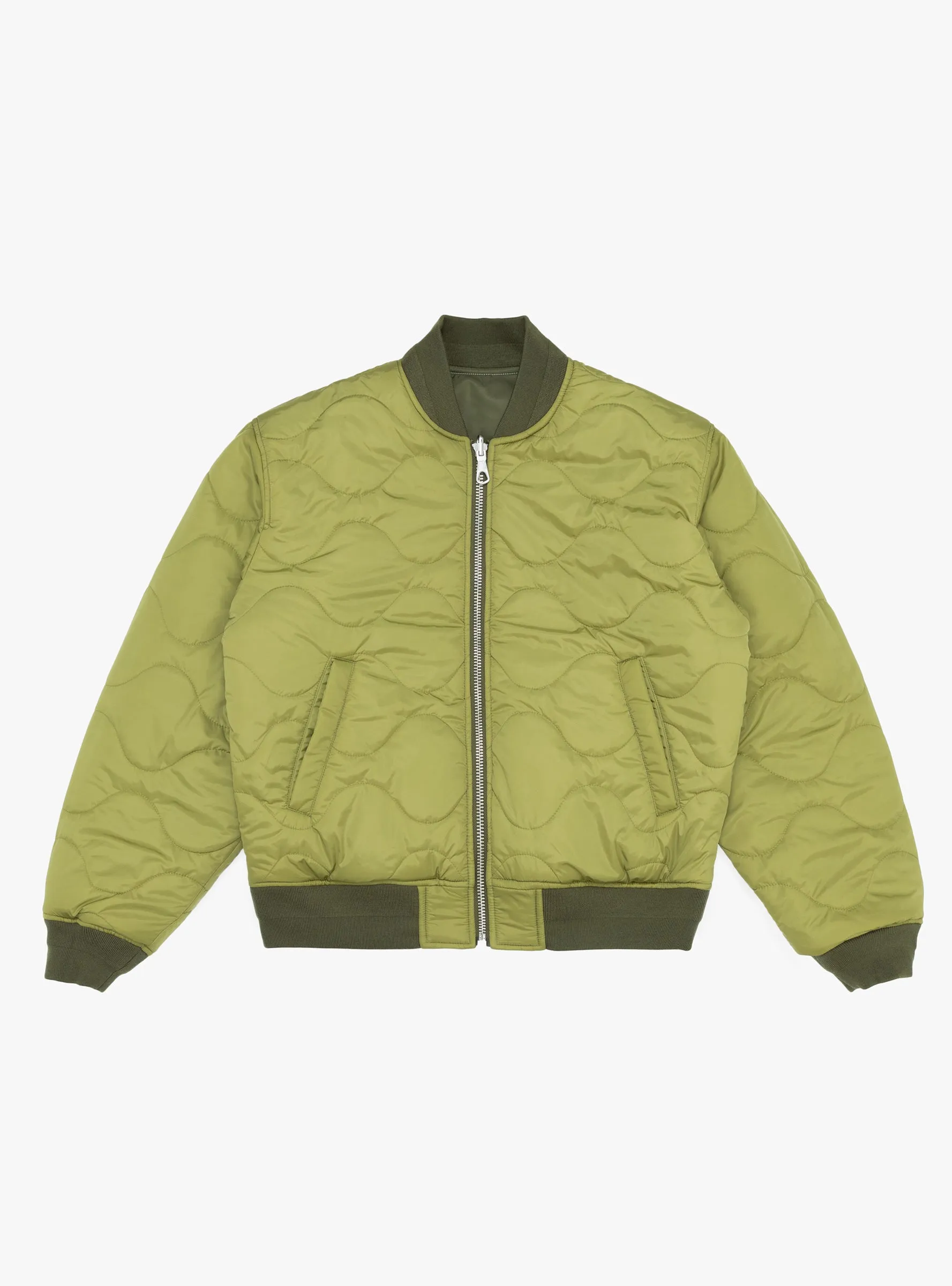 Built Bomber Jacket Olive