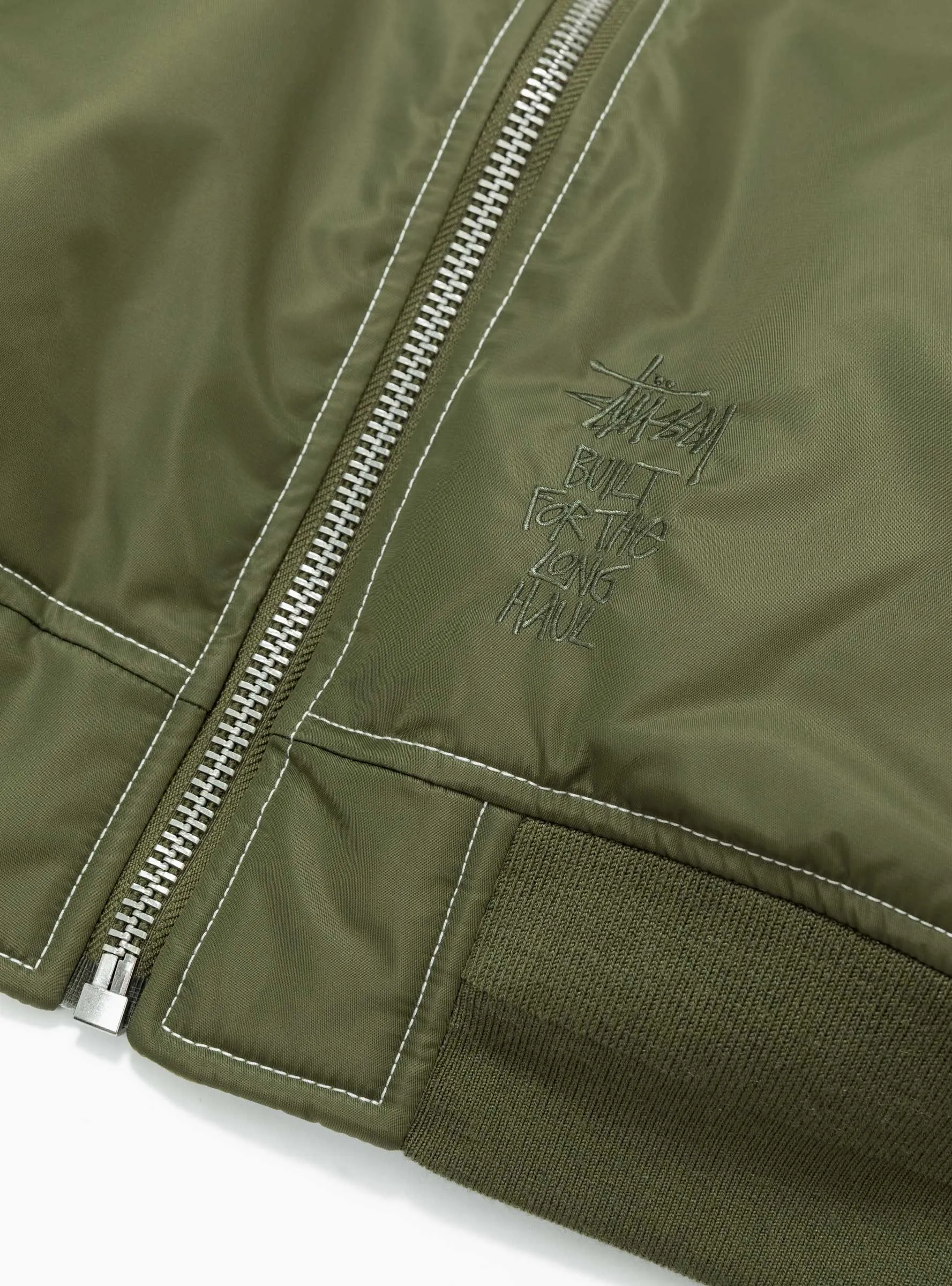 Built Bomber Jacket Olive