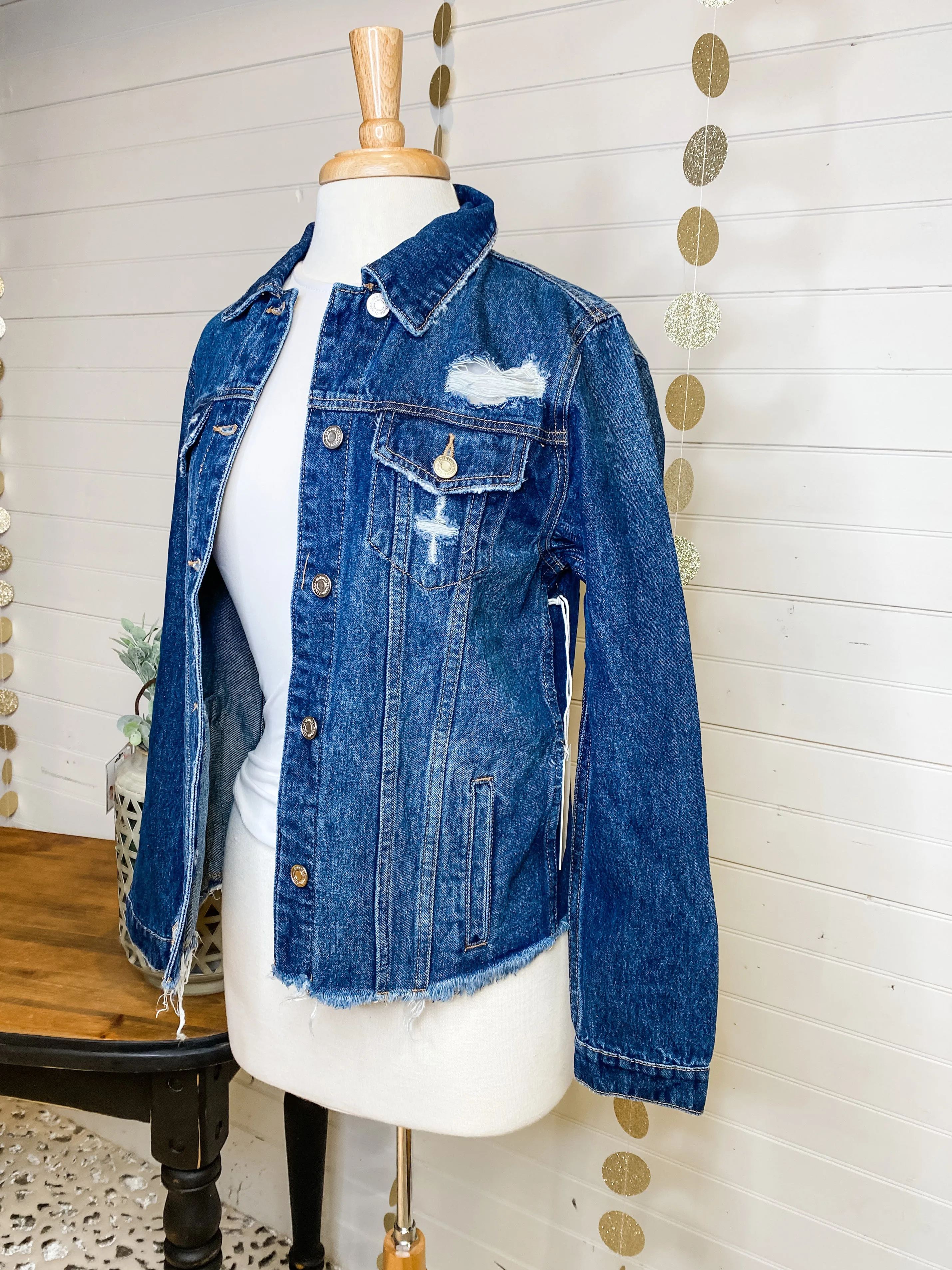 Button Down Denim Jacket