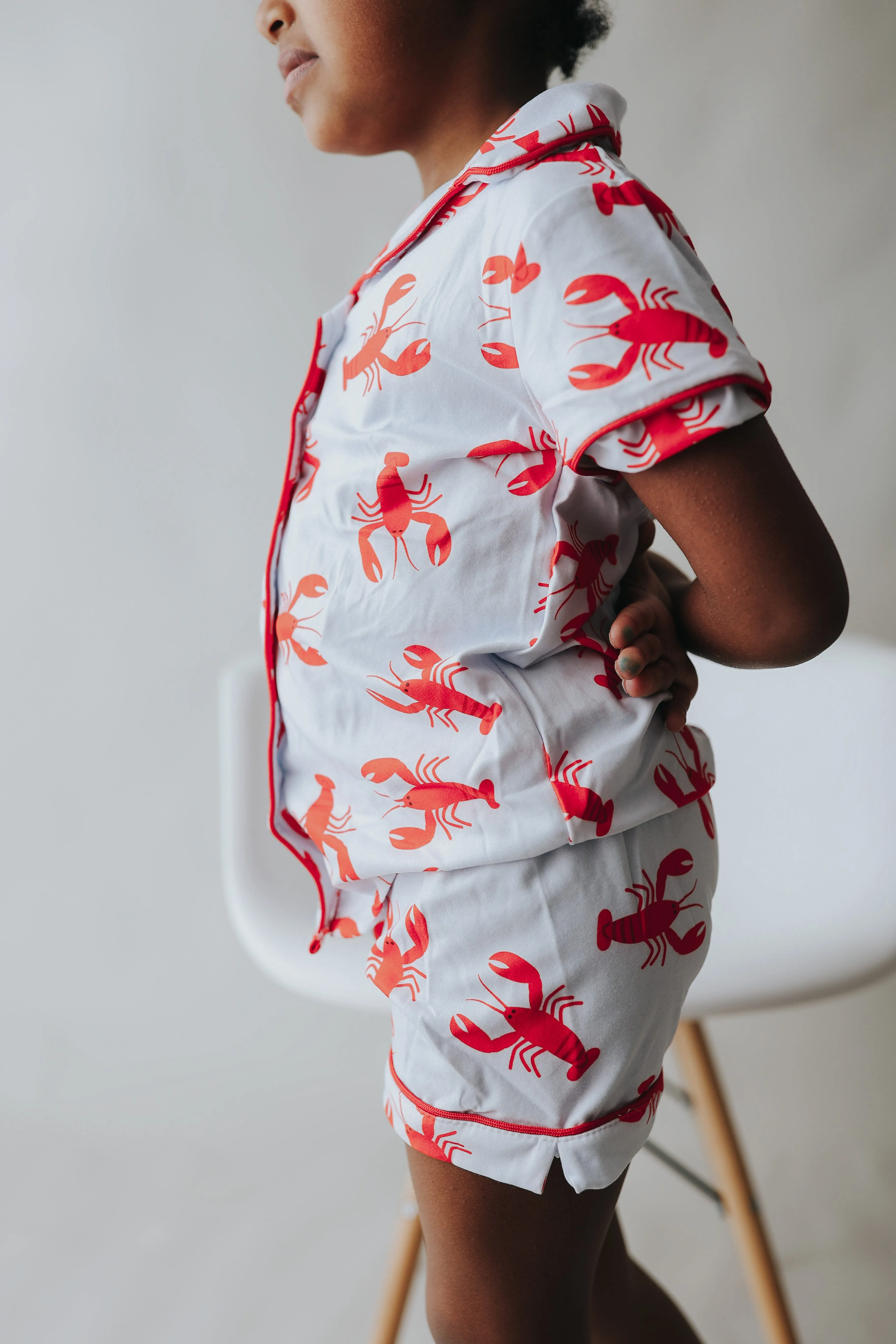 Button Down Pajamas - Crawfish