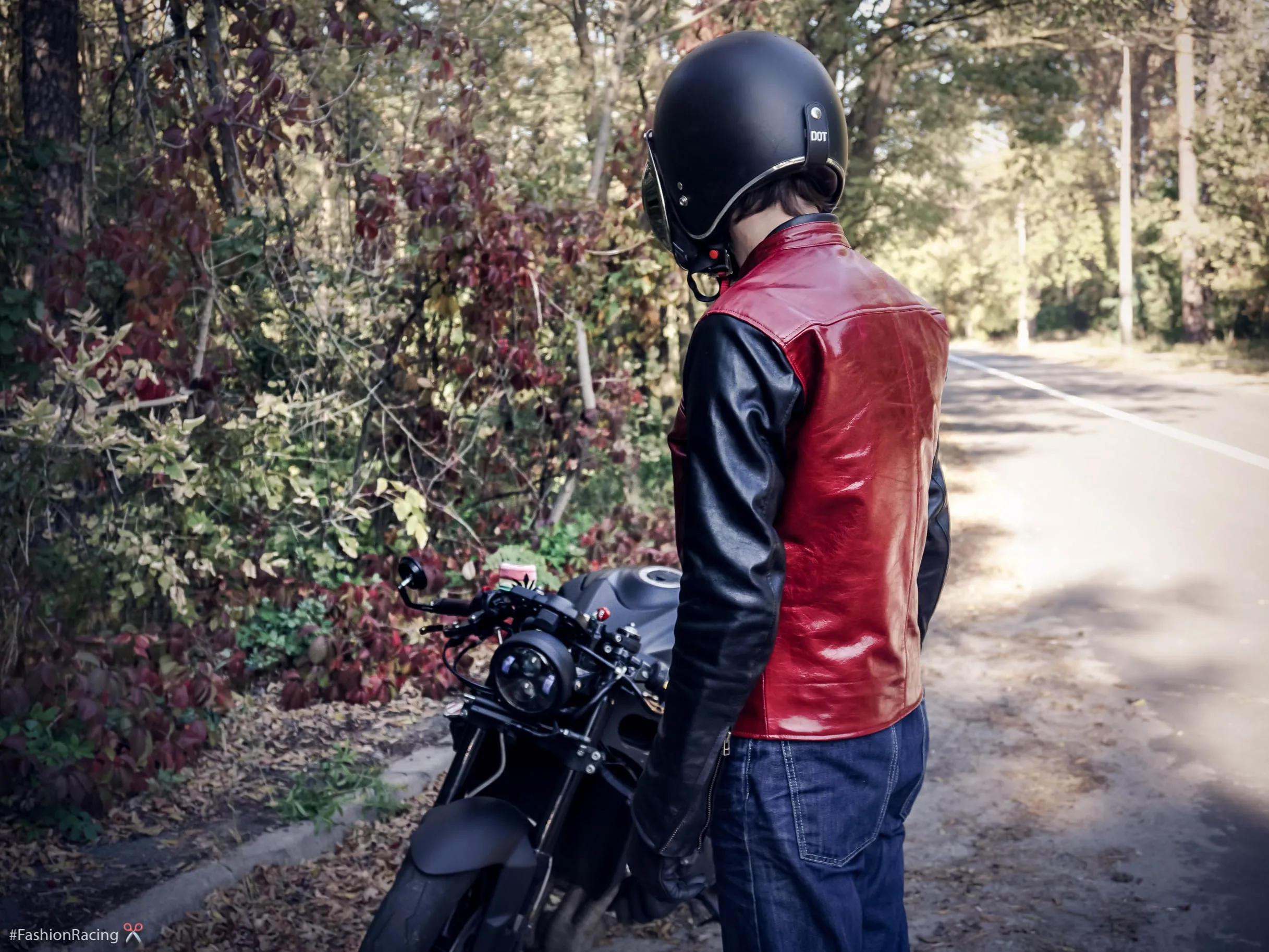 Cafe Racer Leather Jacket, Motorcycle Leather Jacket