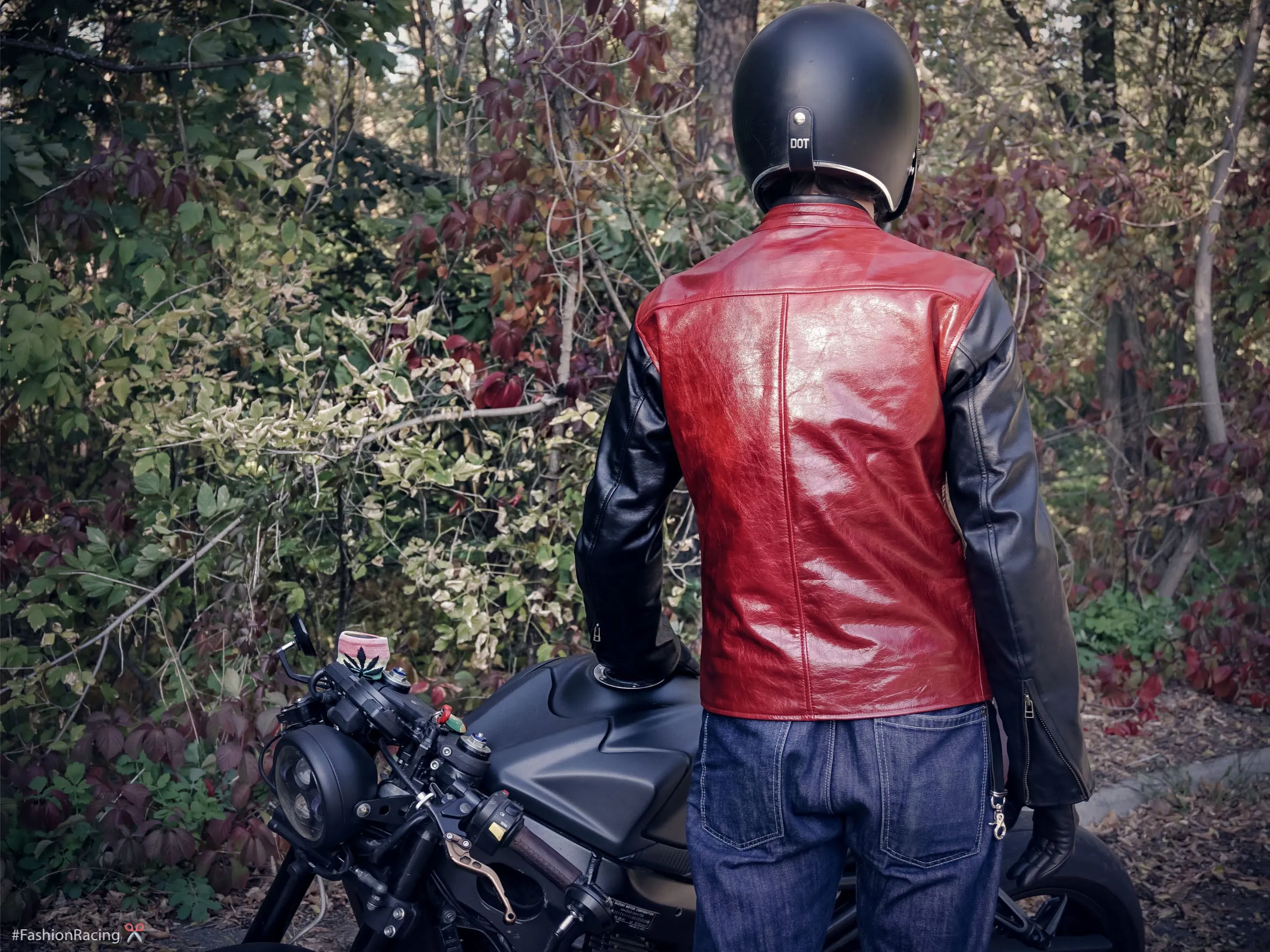 Cafe Racer Leather Jacket, Motorcycle Leather Jacket