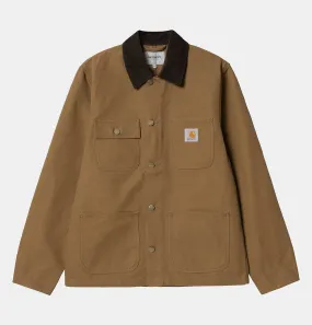 Carhartt WIP Michigan Coat in Hamilton Brown – Summer Version