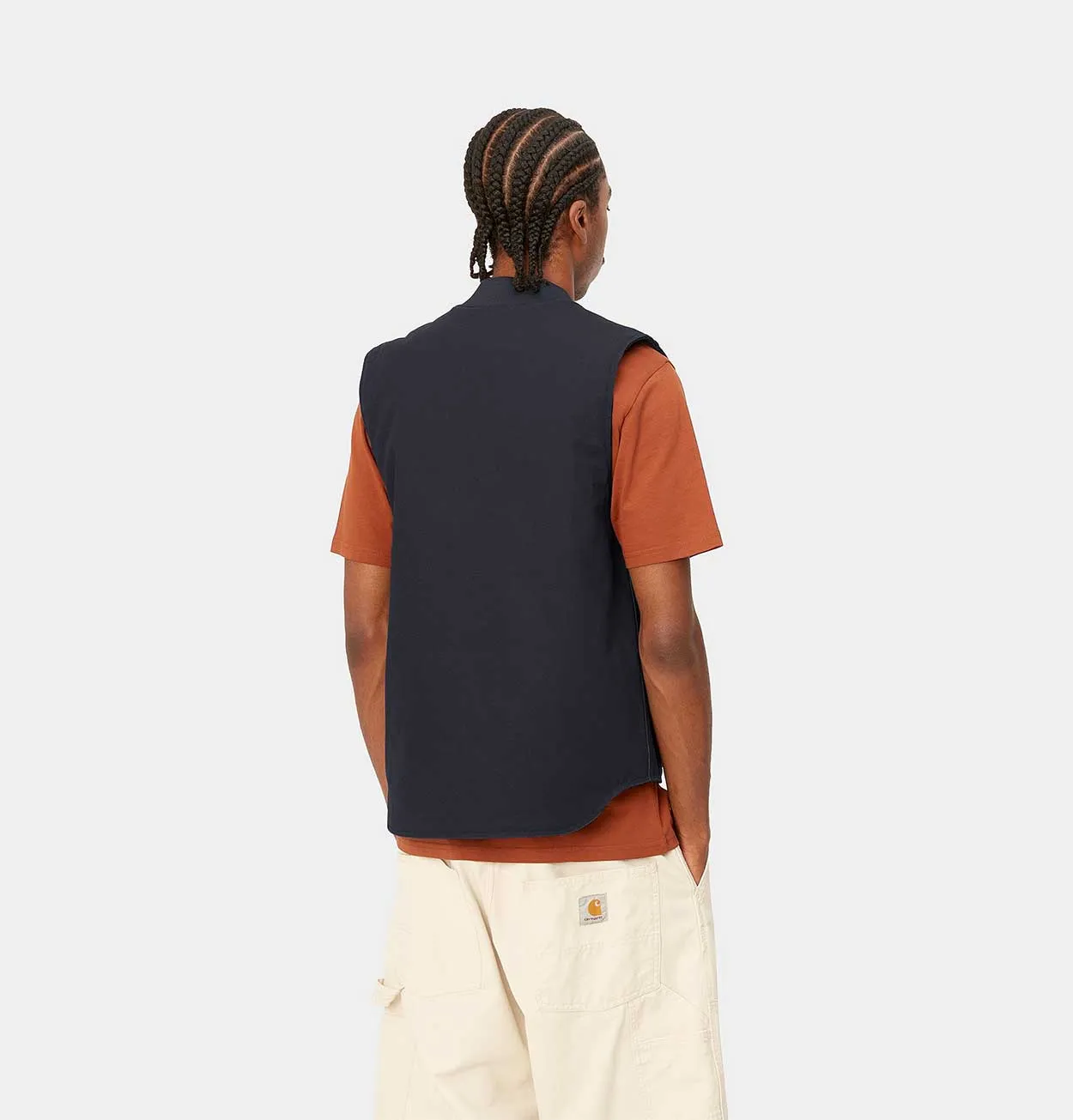 Carhartt WIP Vest in Blue Rigid