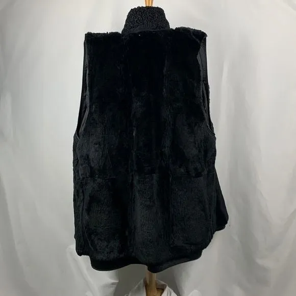 Christian DiorVintage Black Mink Lined Leather Coat With Persian Trim