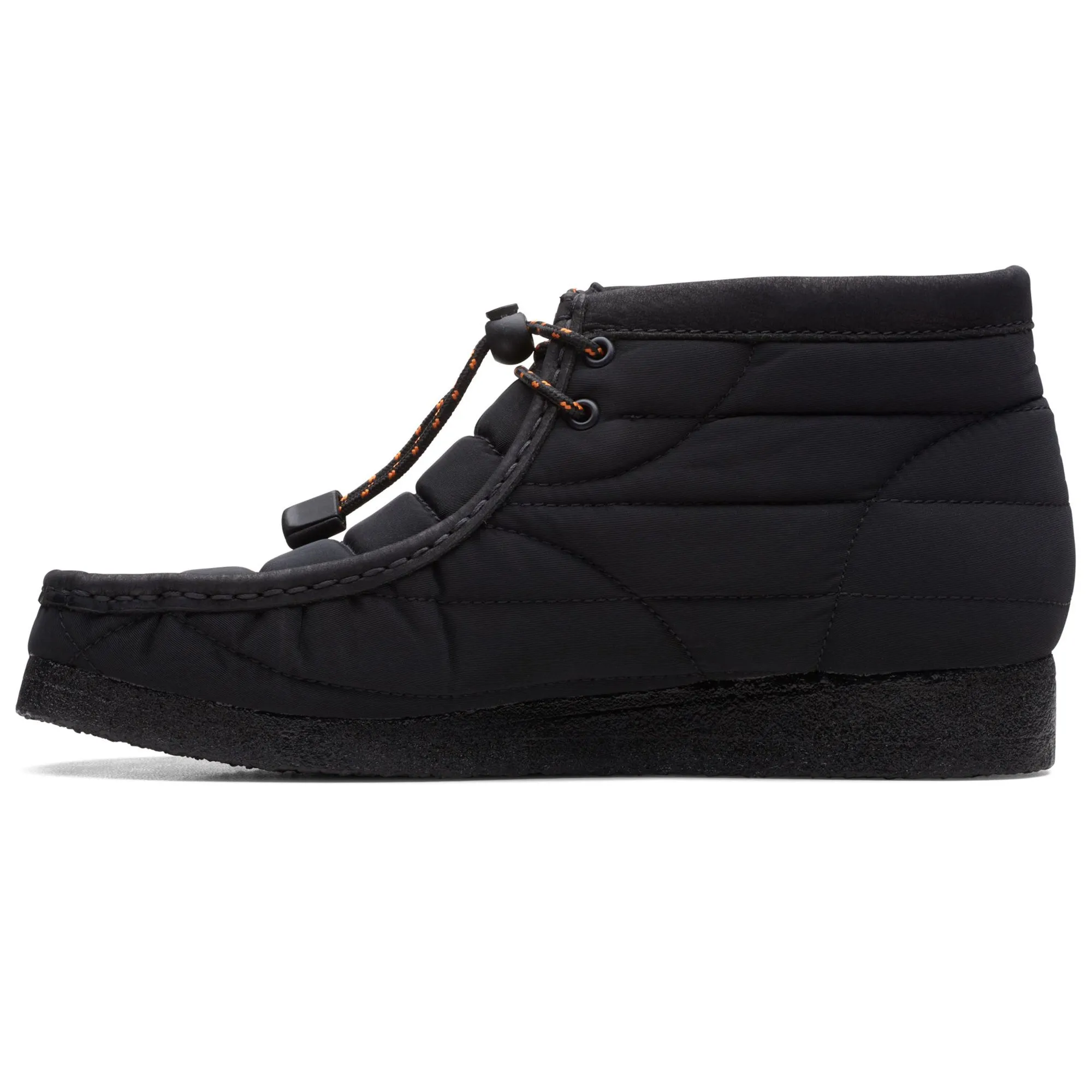 Clarks Originals Wallabee Boot - Black Quilted