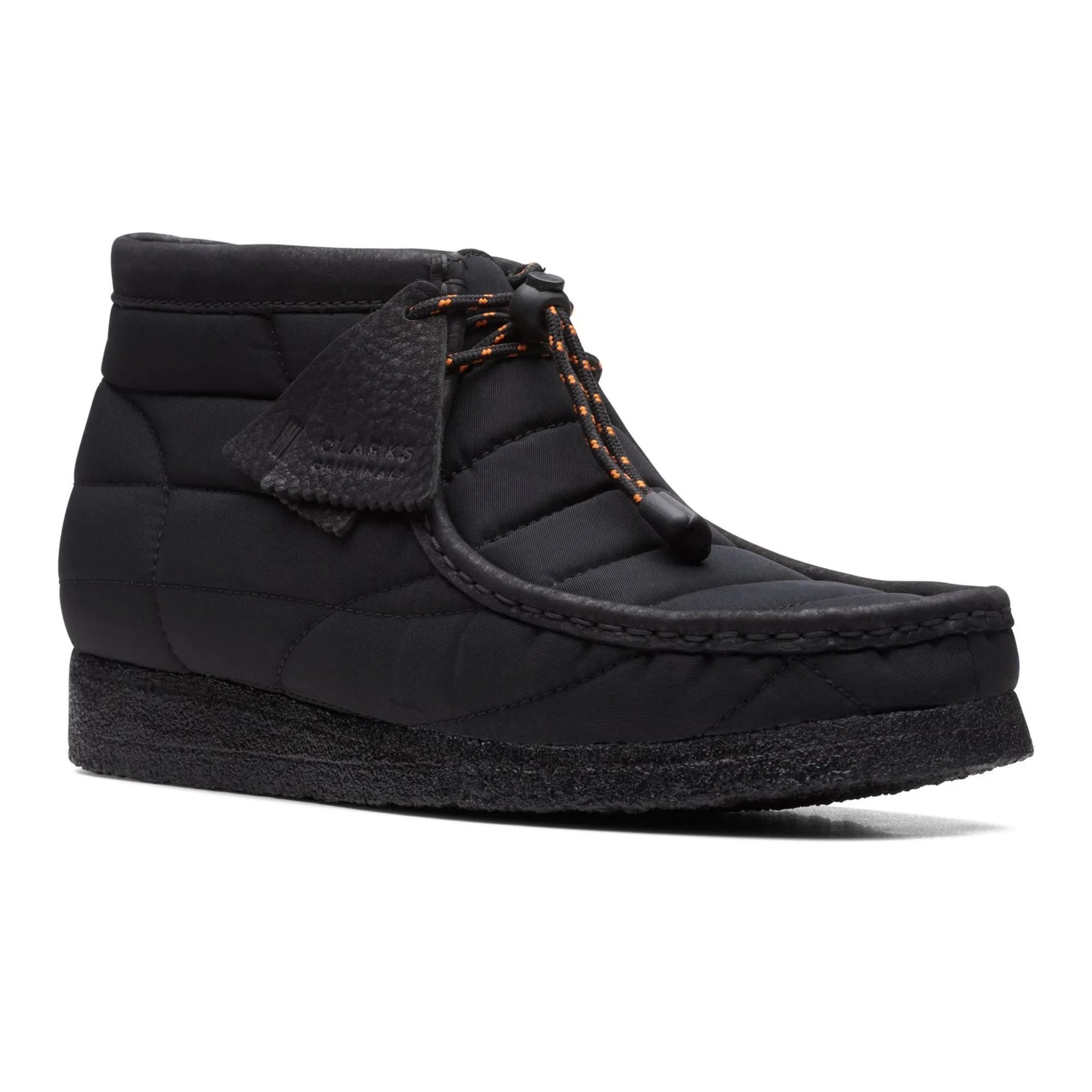 Clarks Originals Wallabee Boot - Black Quilted