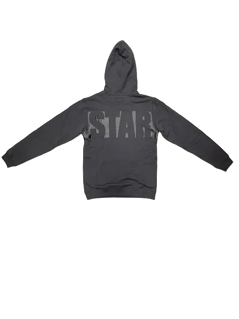 Converse men's sweatshirt with hood and pouch pocket All Star Hoodie 360gr 10024991 A01 032 black