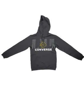 Converse men's sweatshirt with hood and pouch pocket All Star Hoodie 360gr 10024991 A01 032 black