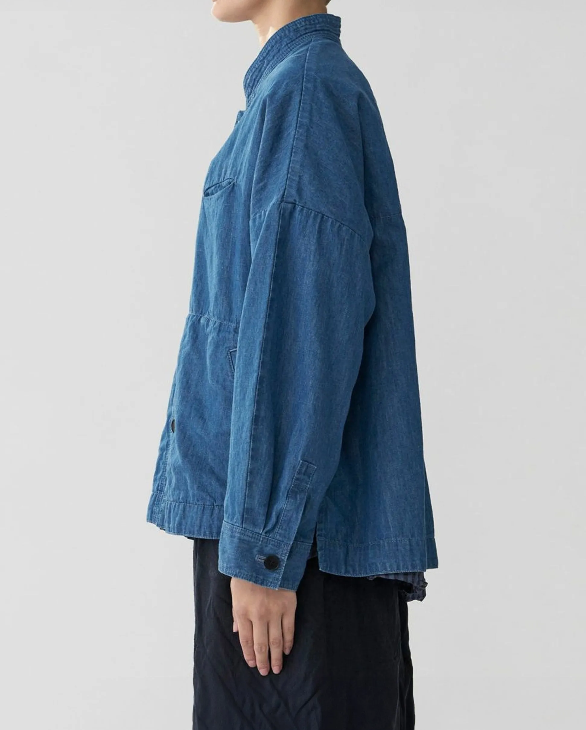 COVERALL DENIM JACKET / BLUE