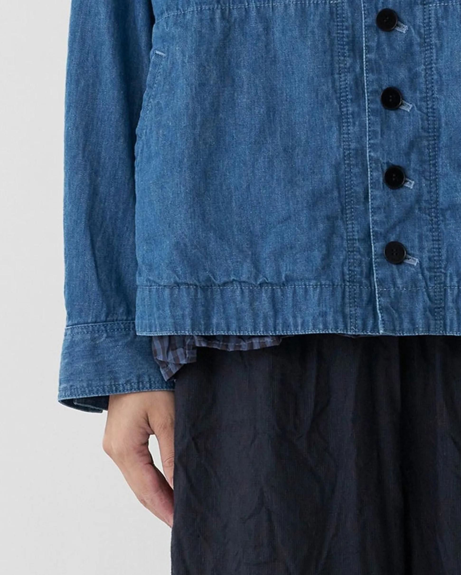 COVERALL DENIM JACKET / BLUE