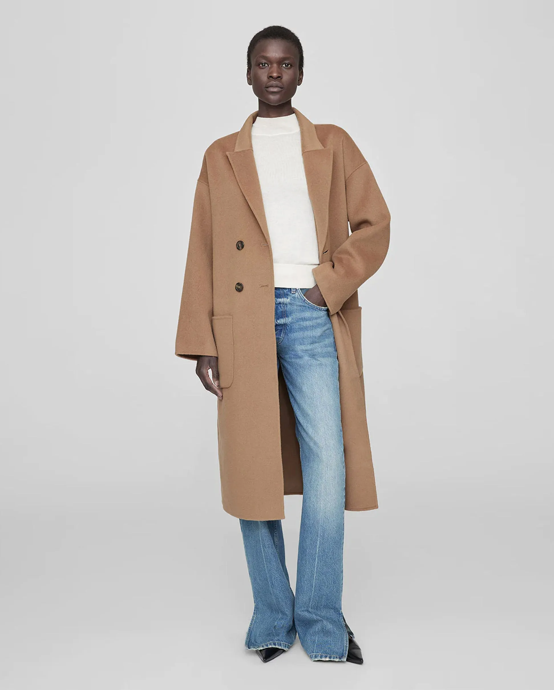 DYLAN COAT / CAMEL CASHMERE BLEND