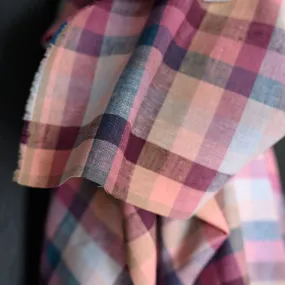 Estelle Linen Cotton Check Fabric