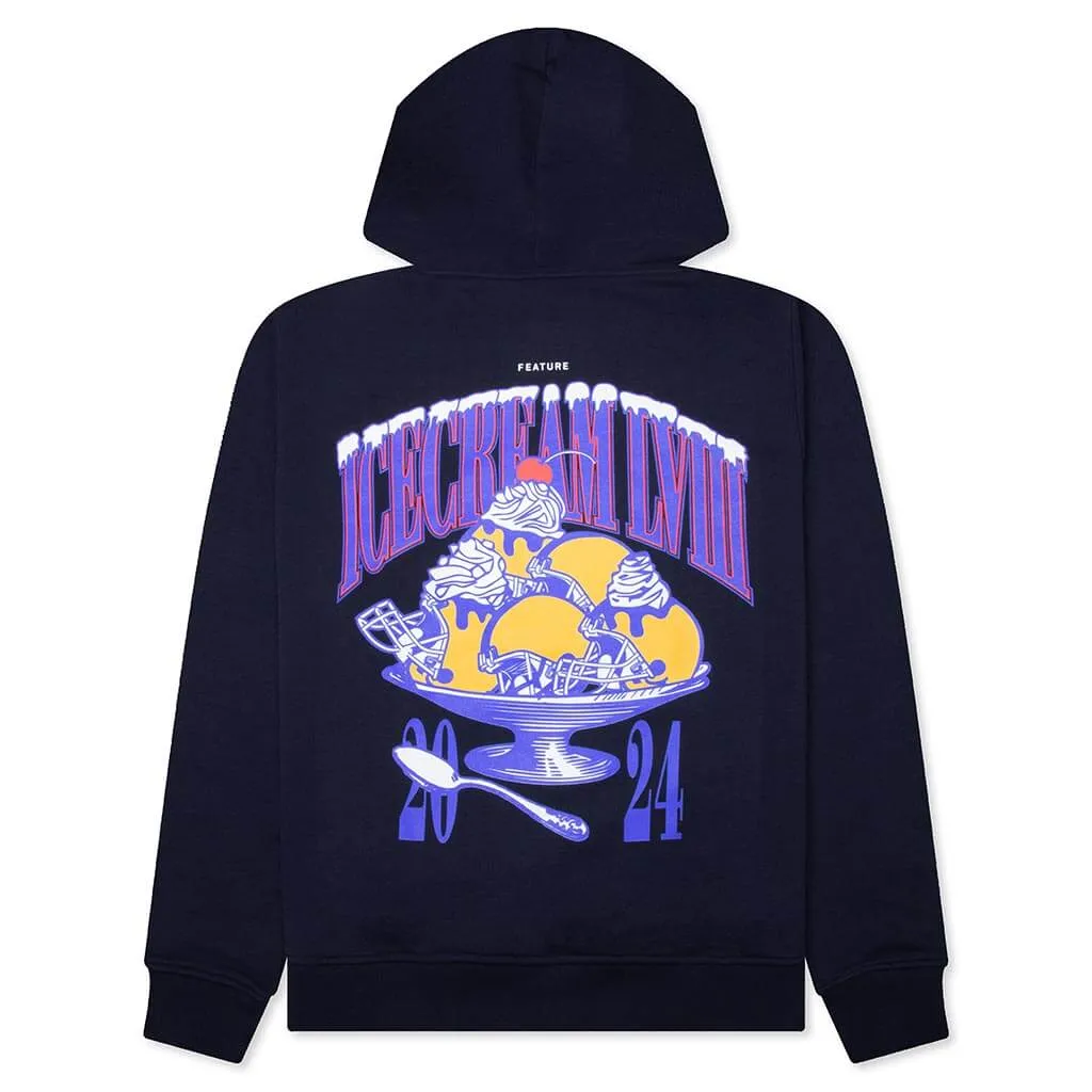 Feature x Icecream Super Bowl Hoodie - Navy