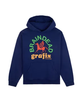 Grafix Hoodie - Navy