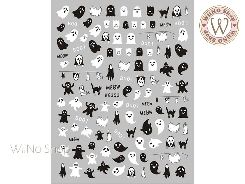 Halloween Adhesive Nail Art Sticker - 1 pc (WG353)