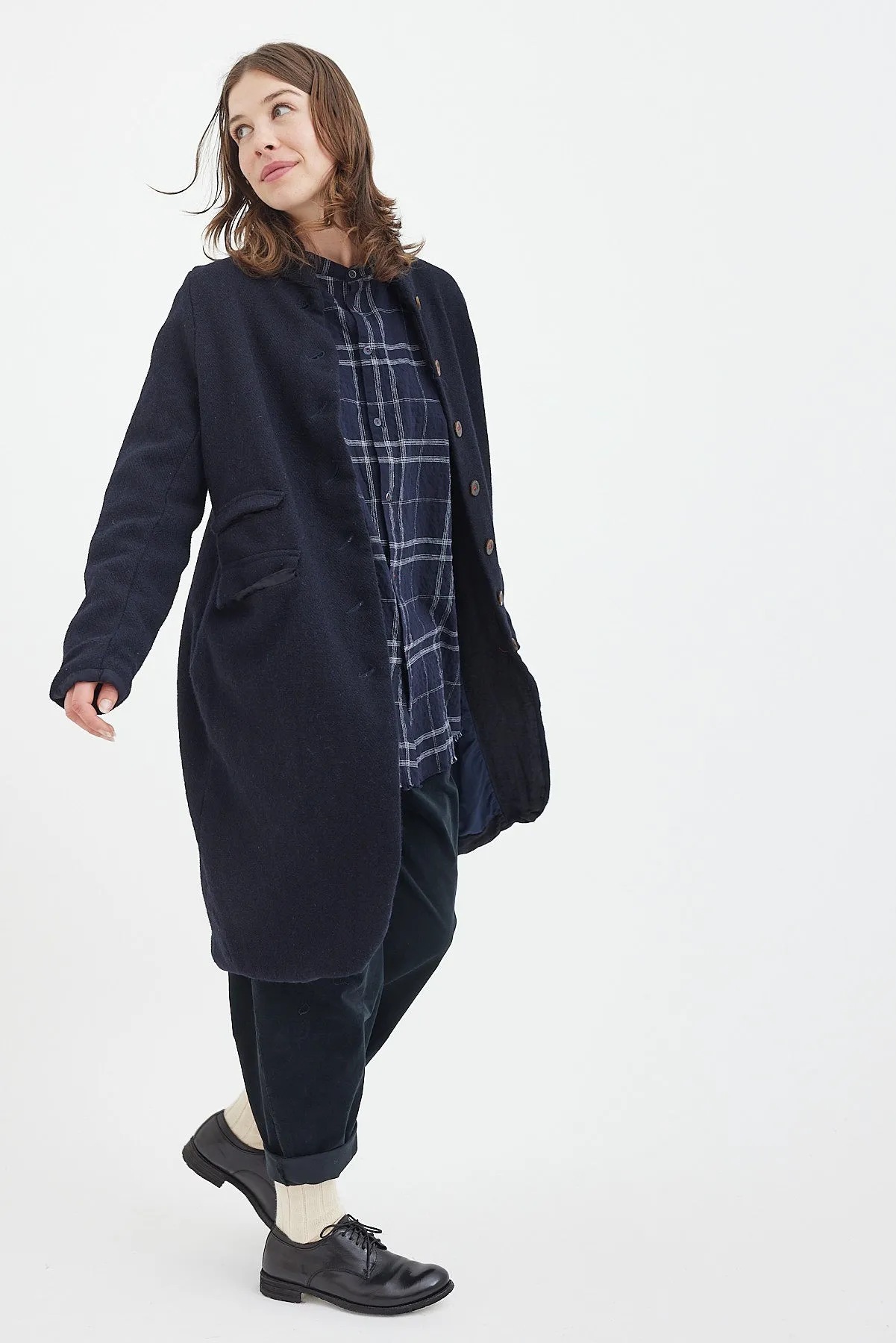 Hannoh Wessel - Marika Coat - Navy