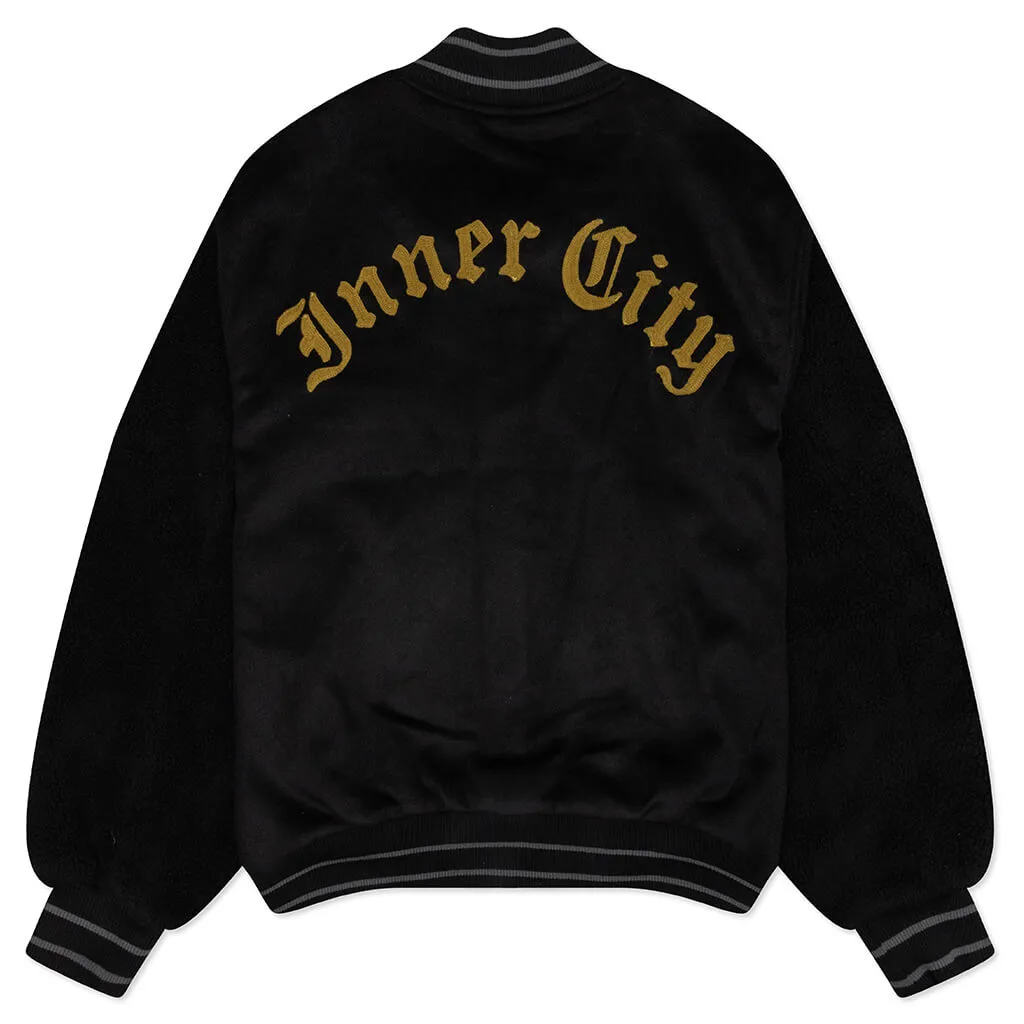 Honor The Gift Letterman Jacket - Black