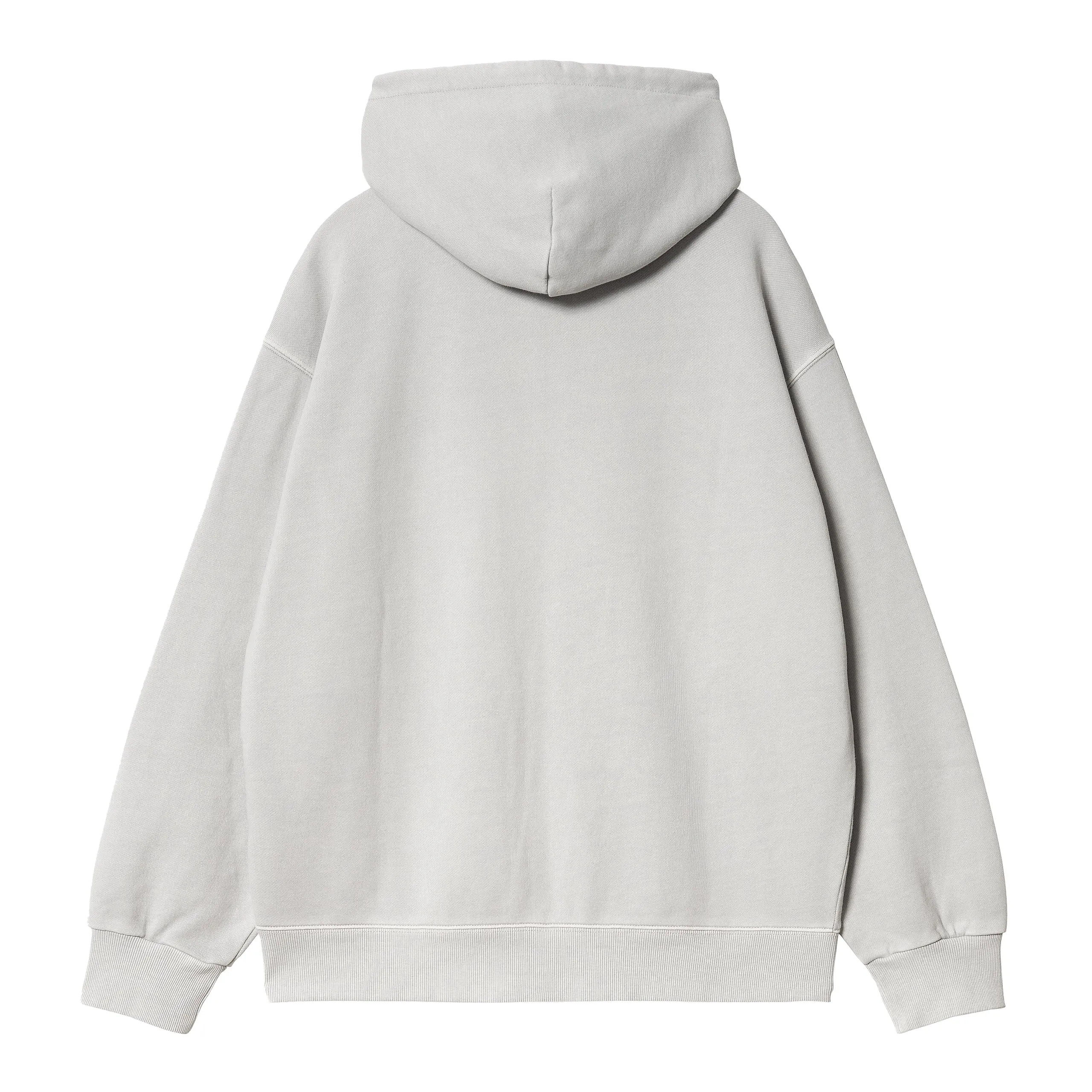 HOODED NELSON JACKET SONIC SILVER GARMENT DYED