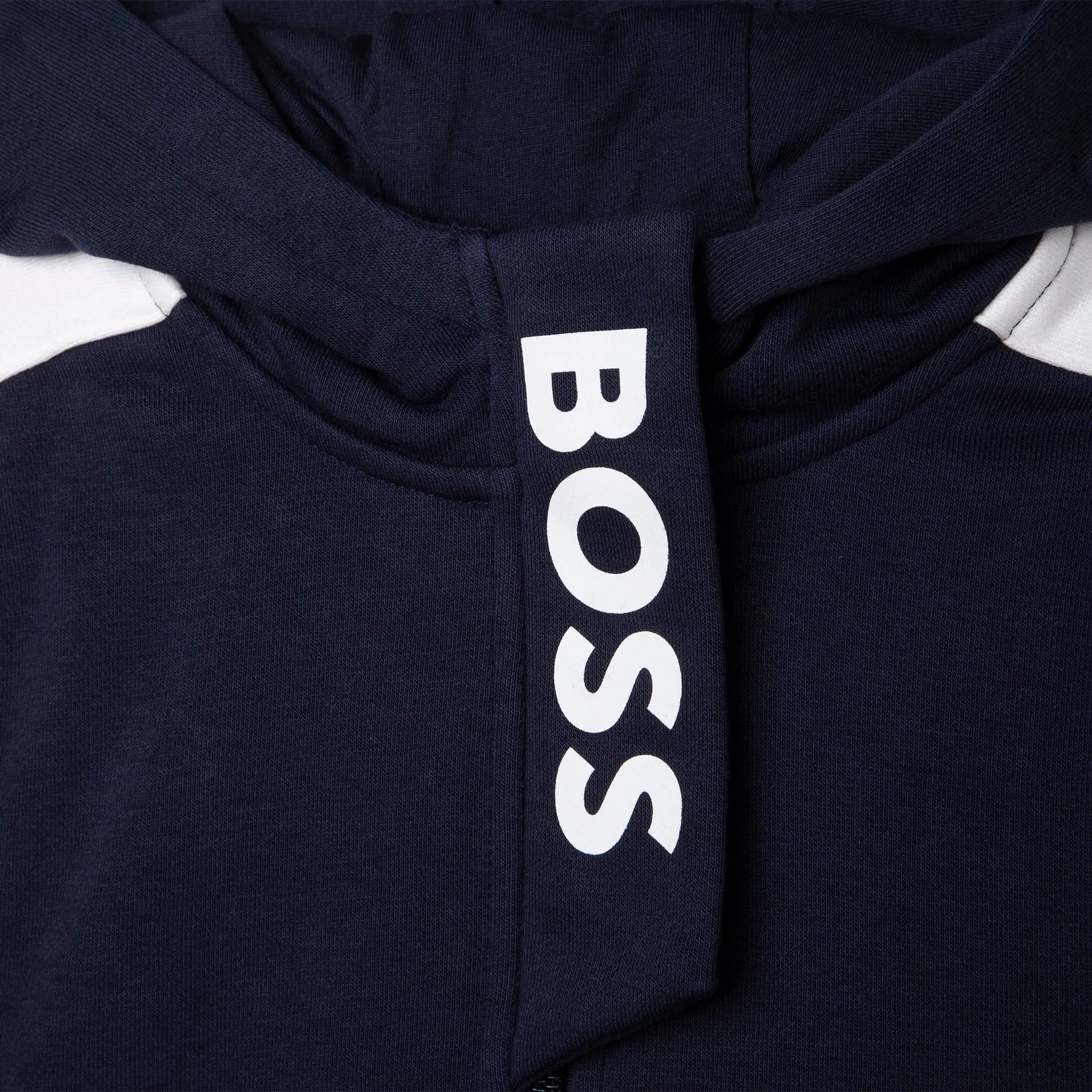 Hugo Boss Boys Zip Up Hoodie _Navy J25M68-849