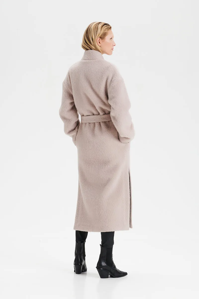 HUURRE long coat in pearl