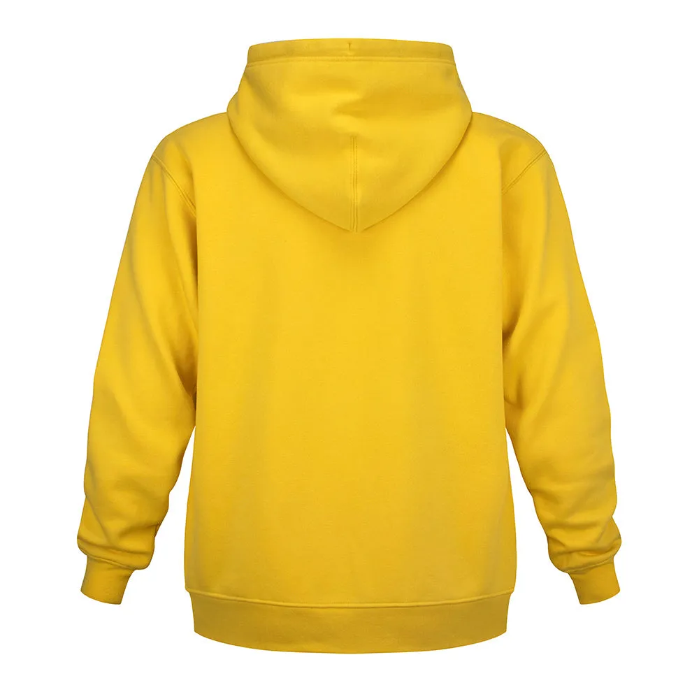 Jerry Garcia Wolf Zip-Up Hoodie in Yellow