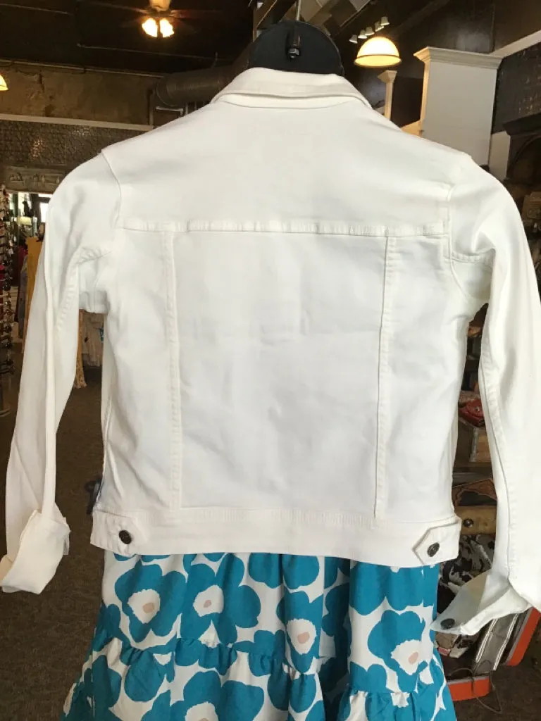 KanCan White jean Jacket - Small to XL