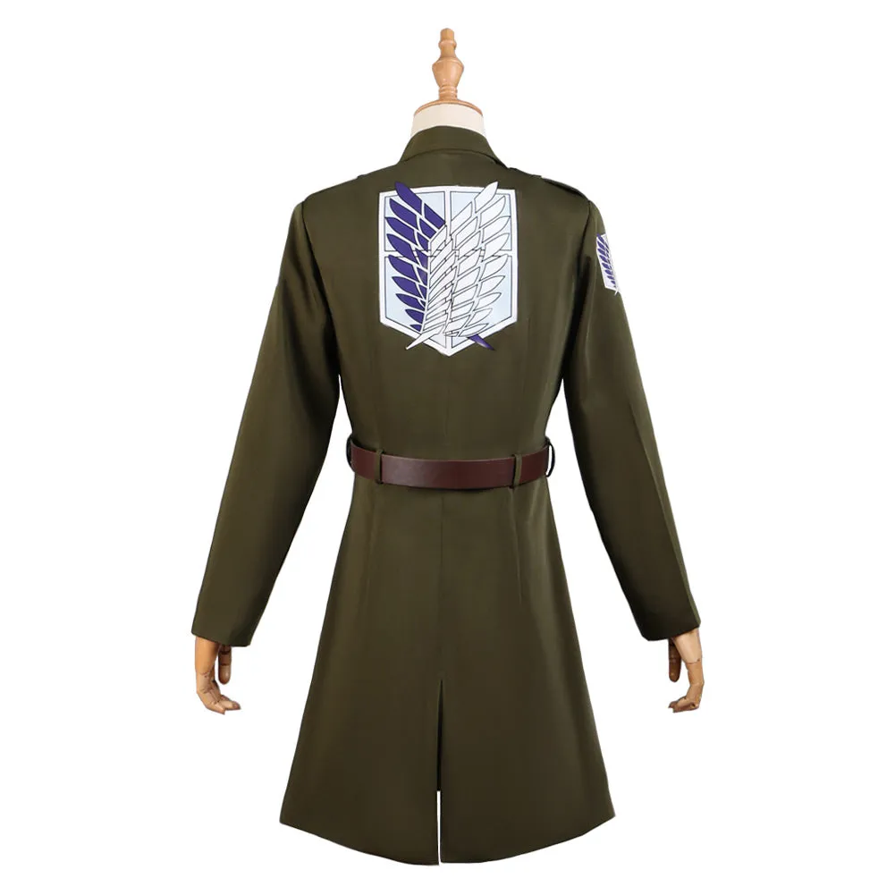 Levi·Ackerman Cosplay Costume Coat  Halloween Carnival Party Suit