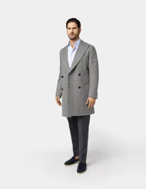 Light Grey Double breasted Coat