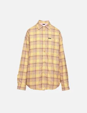 Lined Button Down Shirt