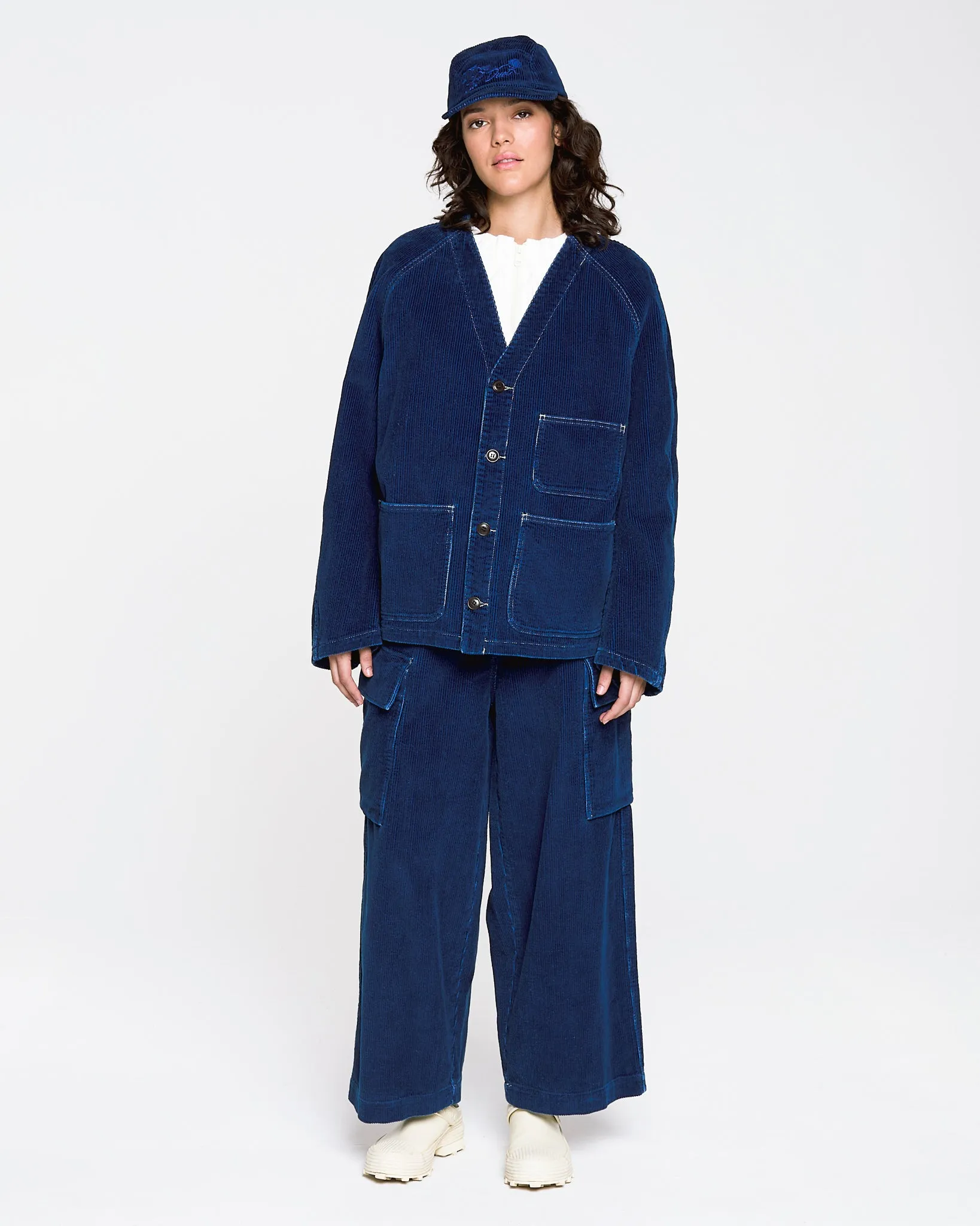 Loco Jacket Indigo Cords Indigo