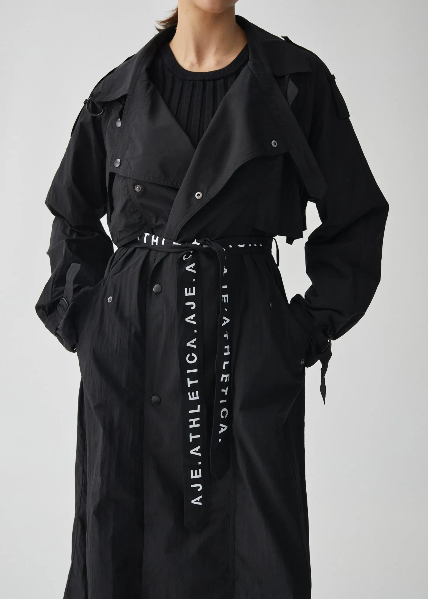 Longline Belted Trench 703