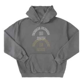 MADNESS MADNESS WASHED HOODIE-DARK GREY