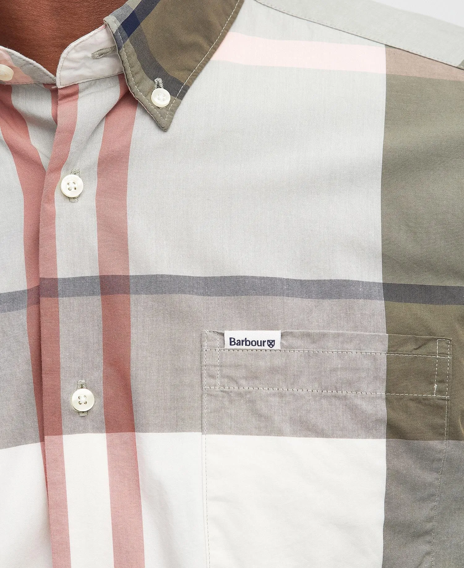 Men's Barbour | Harris Tailored Shirt | Glenmore Olive Tartan